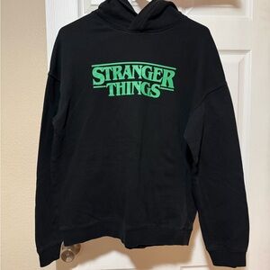 Netflix Black and Green Stranger Things Men's Sweater
